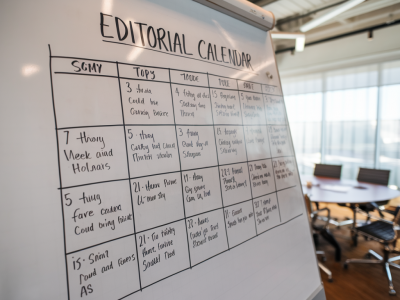 Comment développer un calendrier éditorial simple mais efficace pour vos contenus